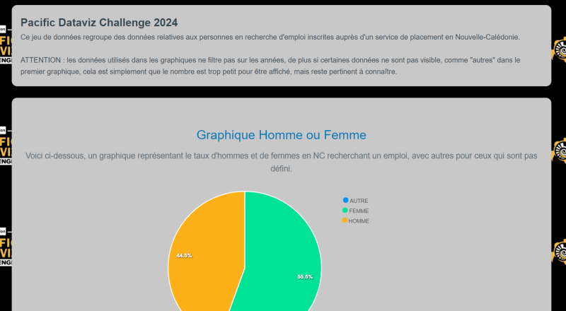 Graphiques Demandeurs D'emplois NC
